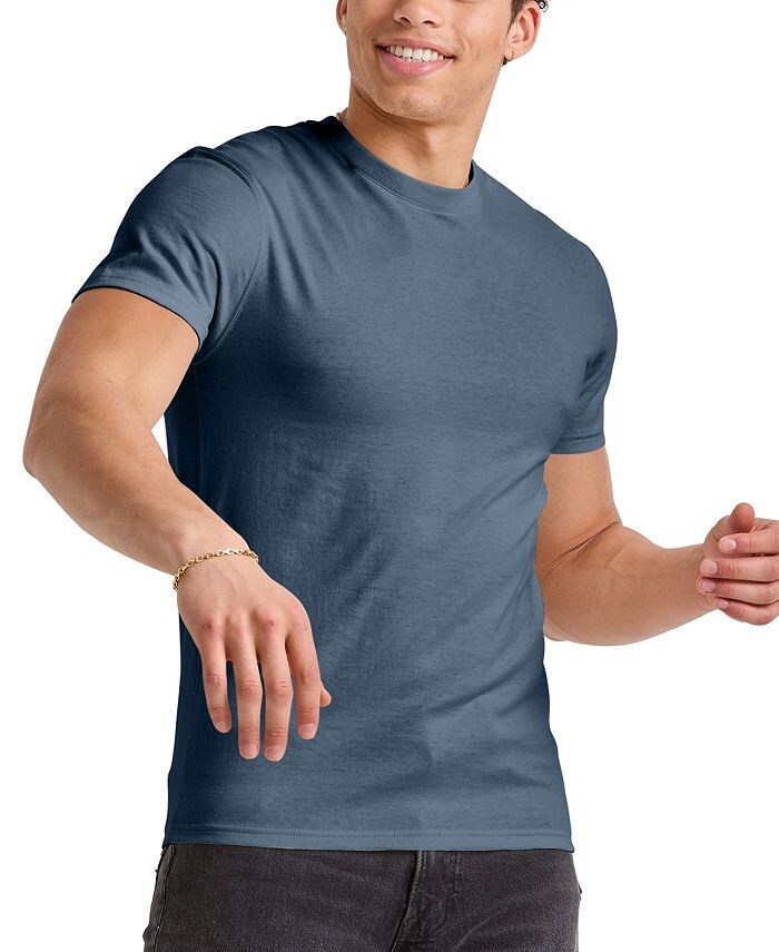 Мужская хлопковая футболка Originals с коротким рукавом Hanes, цвет Trekking Gray
Мужская хлопковая футболка Originals с коротким рукавом Hanes, цвет Trekking Gray