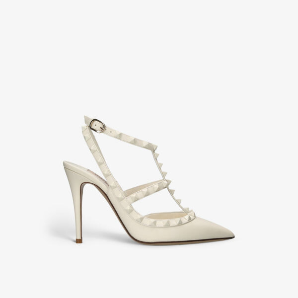 Корты Rockstud 100 с т-образной перекладиной из кожи Valentino Garavani, белый
Корты Rockstud 100 с т-образной перекладиной из кожи Valentino Garavani, белый