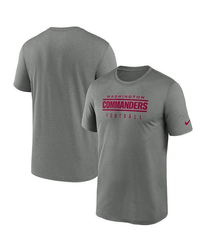 Мужская футболка Heather Grey Washington Commanders Sideline Legend Performance Nike, серый
Мужская футболка Heather Grey Washington Commanders Sideline Legend Performance Nike, серый