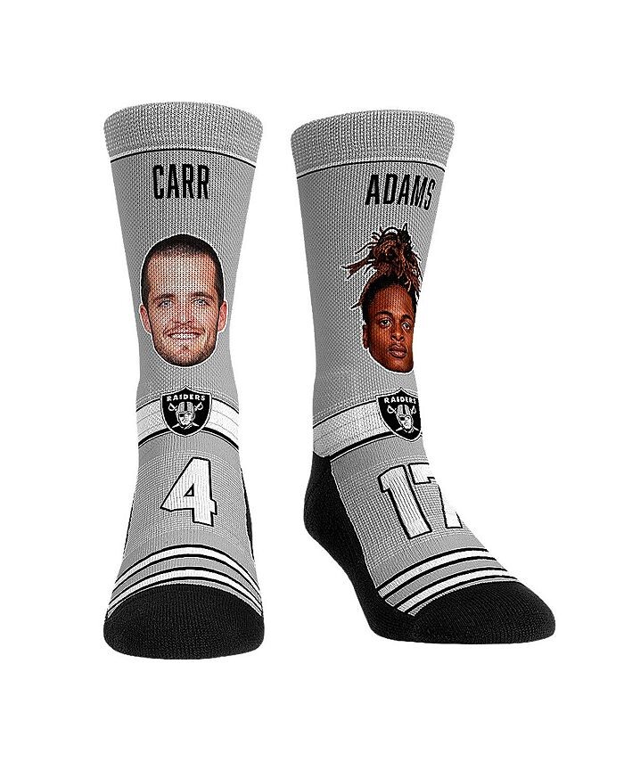 Мужские и женские носки Derek Carr & Даванте Адамс Игрок команды Las Vegas Raiders Crew Socks Rock 'Em, мультиколор
Мужские и женские носки Derek Carr & Даванте Адамс Игрок команды Las Vegas Raiders Crew Socks Rock 'Em, мультиколор