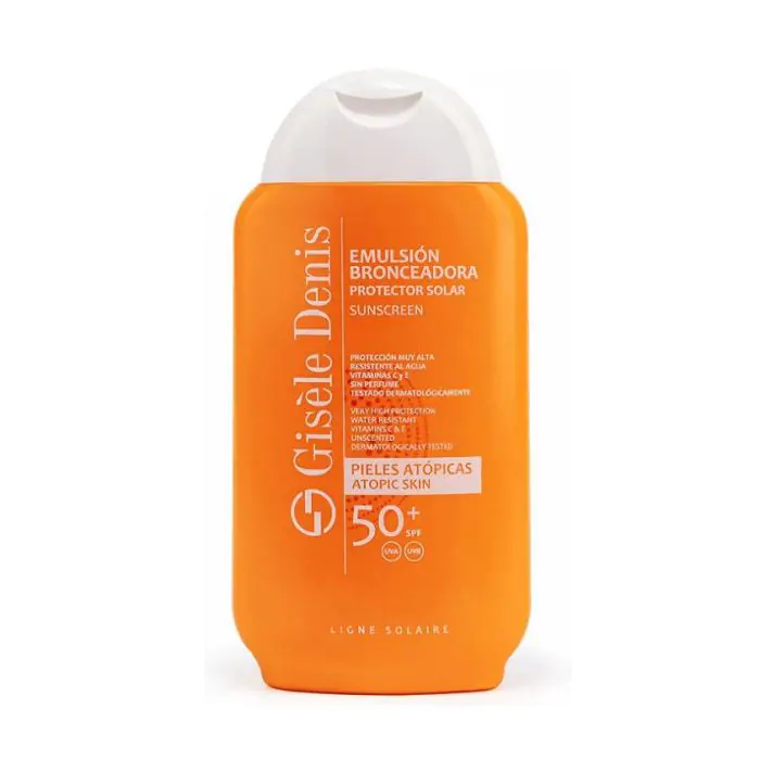 Солнцезащитный крем emulsión bronceadora protector solar pieles atópicas spf 50+ Gisele Denis, объем 200 мл
Солнцезащитный крем emulsión bronceadora protector solar pieles atópicas spf 50+ Gisele Denis, объем 200 мл