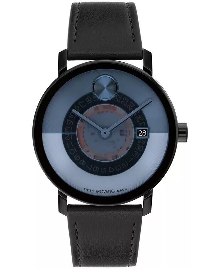Мужские часы Bold Evolution 2.0 со швейцарским кварцем и черной кожей наппа, 40 мм Movado, черный
Мужские часы Bold Evolution 2.0 со швейцарским кварцем и черной кожей наппа, 40 мм Movado, черный