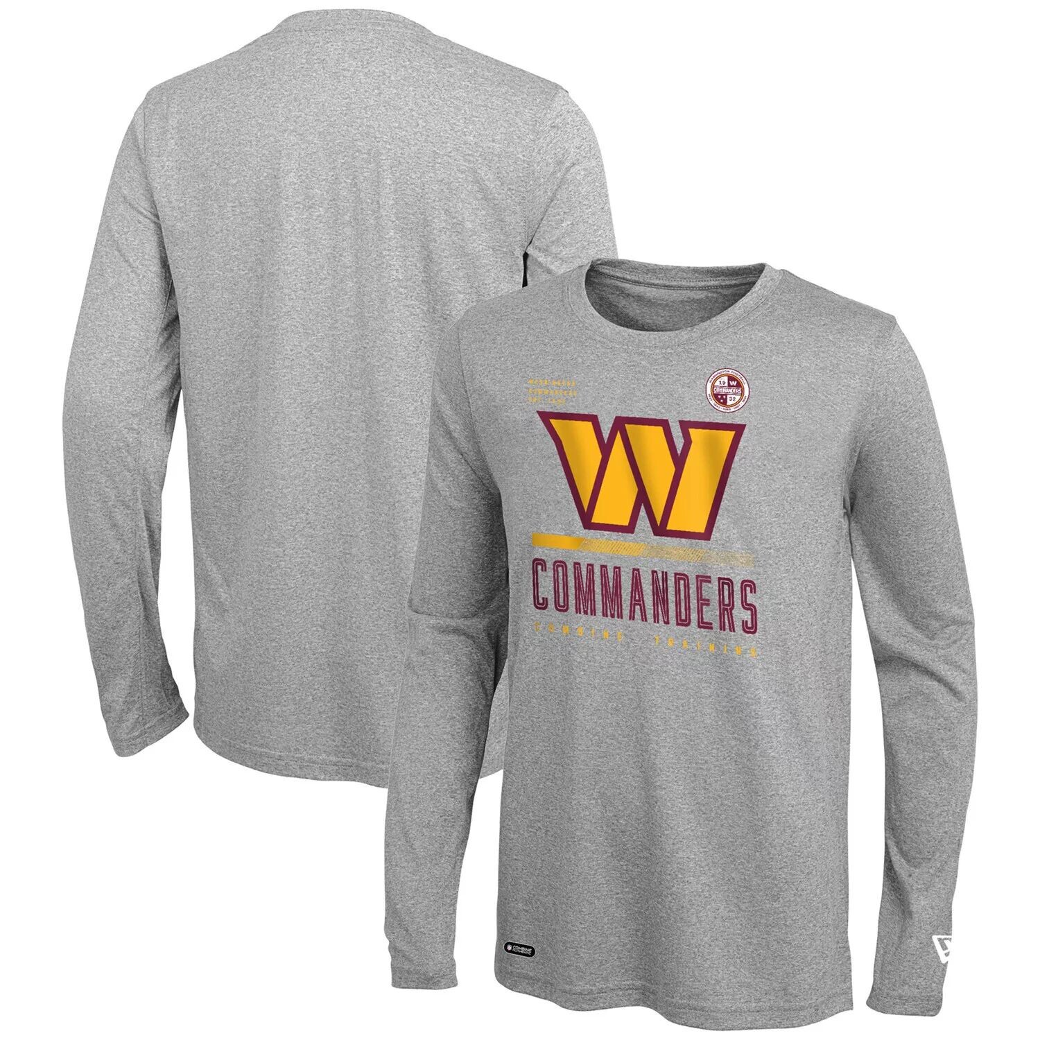 Мужская футболка New Era Heathered Grey Washington Commanders с длинными рукавами и аутентичной красной зоной
Мужская футболка New Era Heathered Grey Washington Commanders с длинными рукавами и аутентичной красной зоной