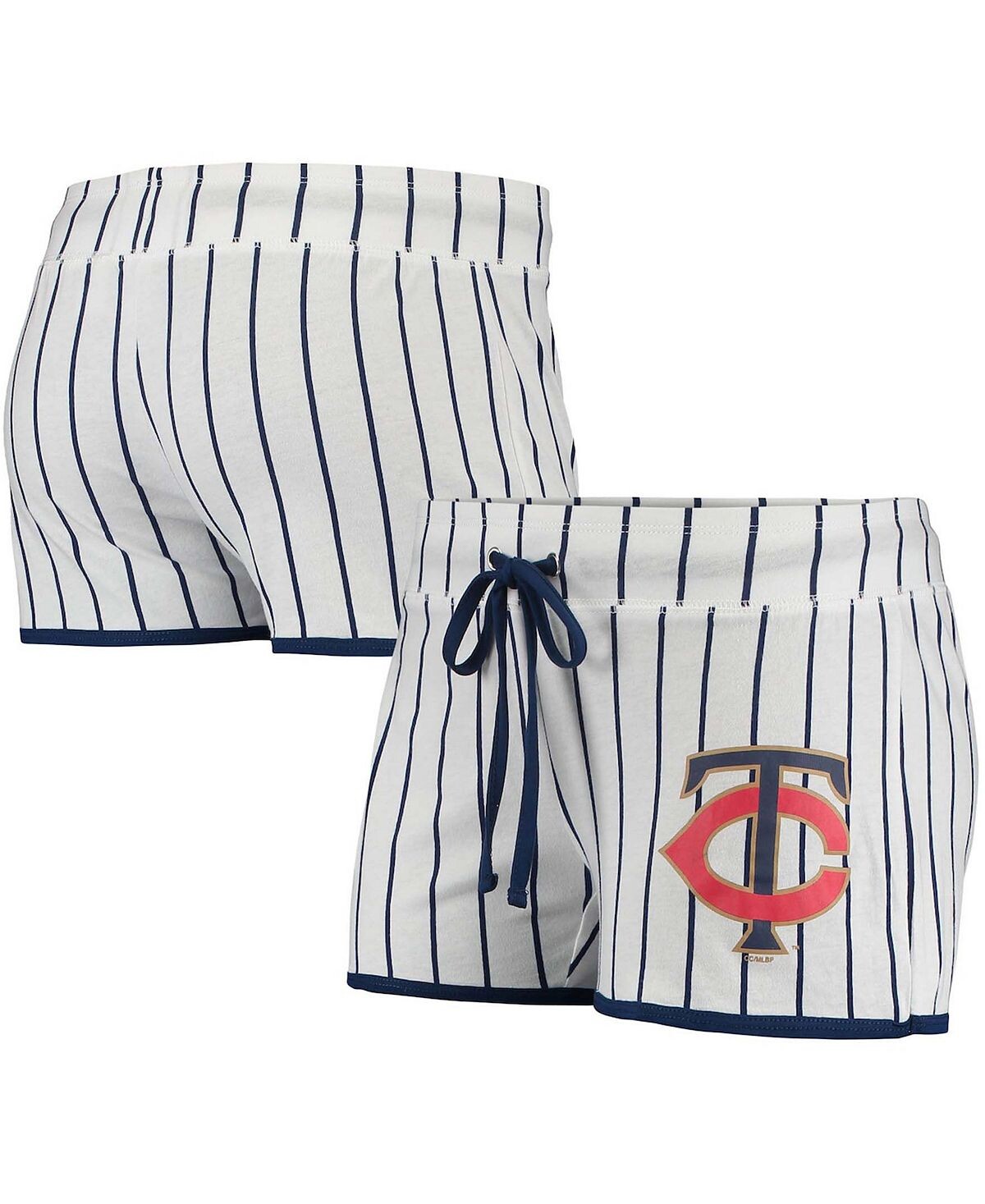 Белые женские шорты для сна Minnesota Twins Vigor в тонкую полоску Concepts Sport, белый
Белые женские шорты для сна Minnesota Twins Vigor в тонкую полоску Concepts Sport, белый
