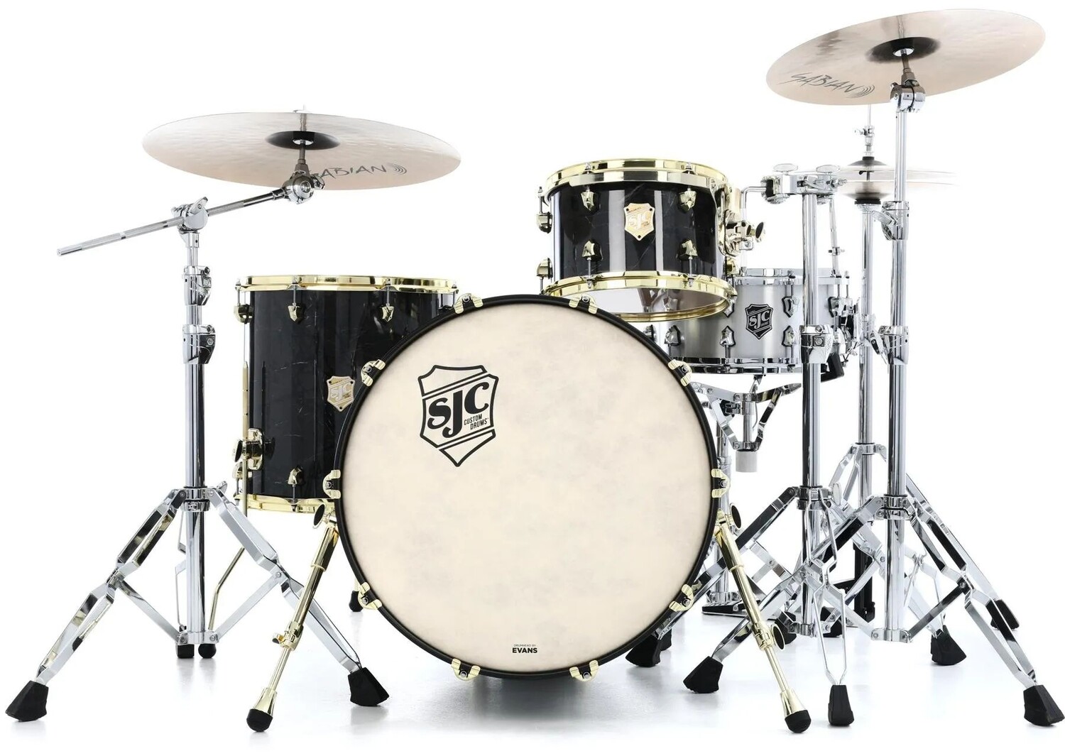 Набор из 3-х частей барабанов SJC Custom Drums Providence Series — черный обсидиан
Набор из 3-х частей барабанов SJC Custom Drums Providence Series — черный обсидиан