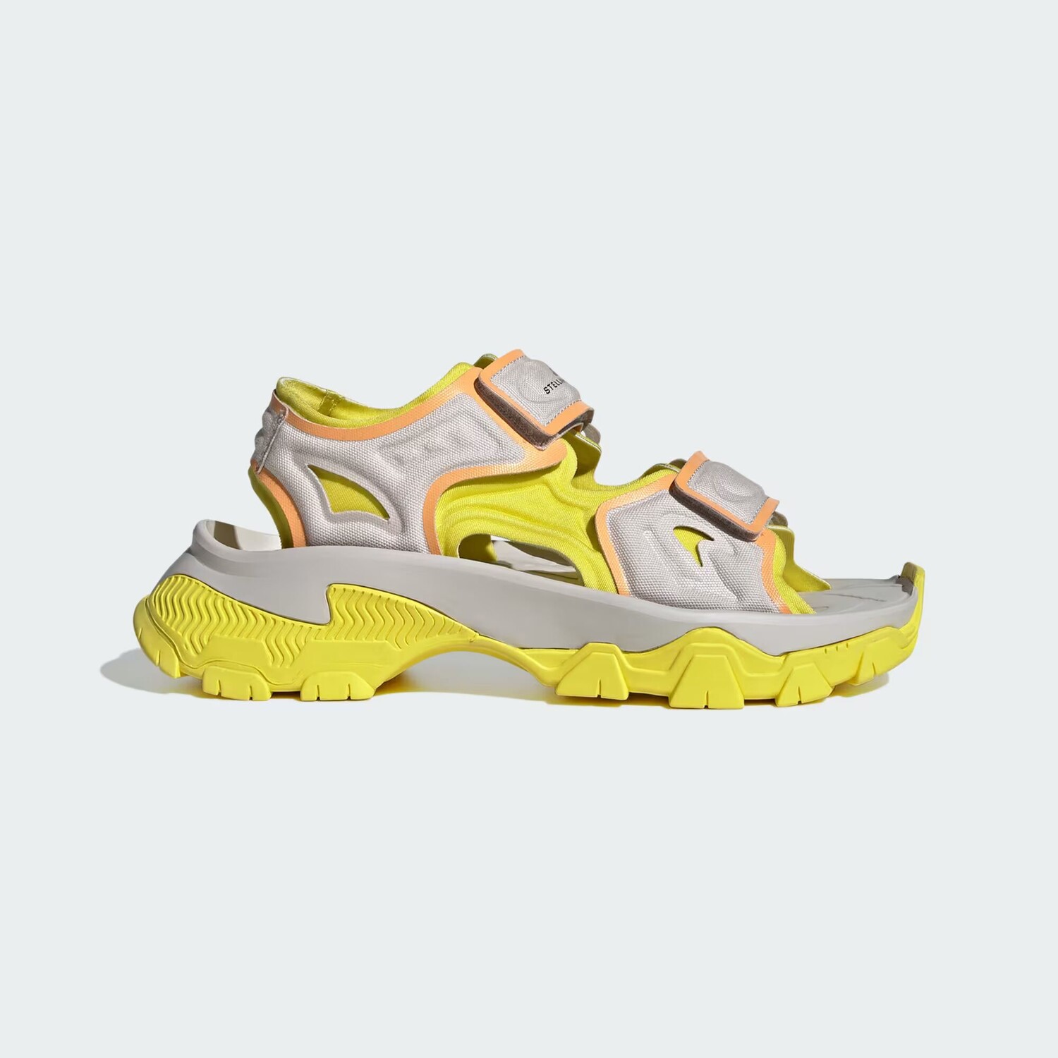 Уличные сандалии by Stella McCartney Hika Adidas, цвет Chalk Pearl/Bright Yellow/Hazy Orange
Уличные сандалии by Stella McCartney Hika Adidas, цвет Chalk Pearl/Bright Yellow/Hazy Orange