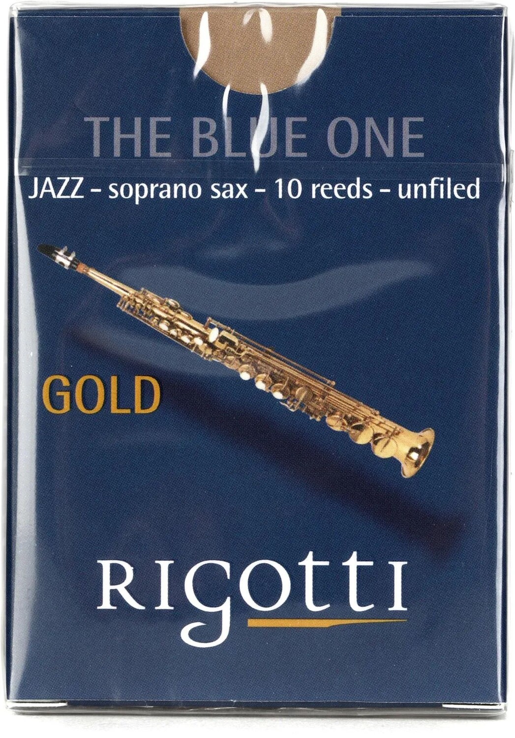 Трости для саксофона Rigotti RG.JSS Gold Jazz Soprano — 3 легких (10 шт. в упаковке)
Трости для саксофона Rigotti RG.JSS Gold Jazz Soprano — 3 легких (10 шт. в упаковке)