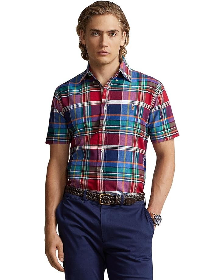 Рубашка Polo Ralph Lauren Classic Fit Plaid Oxford Shirt, цвет Dark Pink/Blue Multi
Рубашка Polo Ralph Lauren Classic Fit Plaid Oxford Shirt, цвет Dark Pink/Blue Multi
