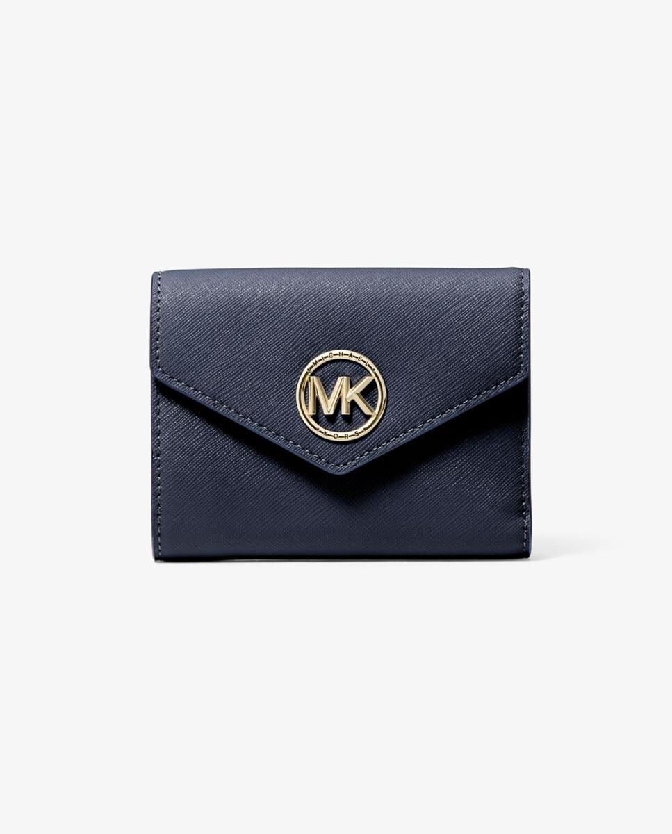 Маленький женский кожаный кошелек темно-синего цвета Michael Michael Kors, темно-синий
Маленький женский кожаный кошелек темно-синего цвета Michael Michael Kors, темно-синий