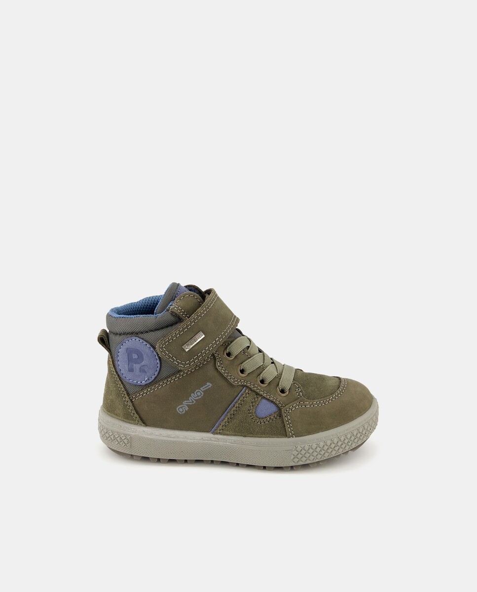 Сапоги для мальчика из кожи и синтетики с подкладкой Goretex и мягким воротником Primigi, темно-зеленый
Сапоги для мальчика из кожи и синтетики с подкладкой Goretex и мягким воротником Primigi, темно-зеленый