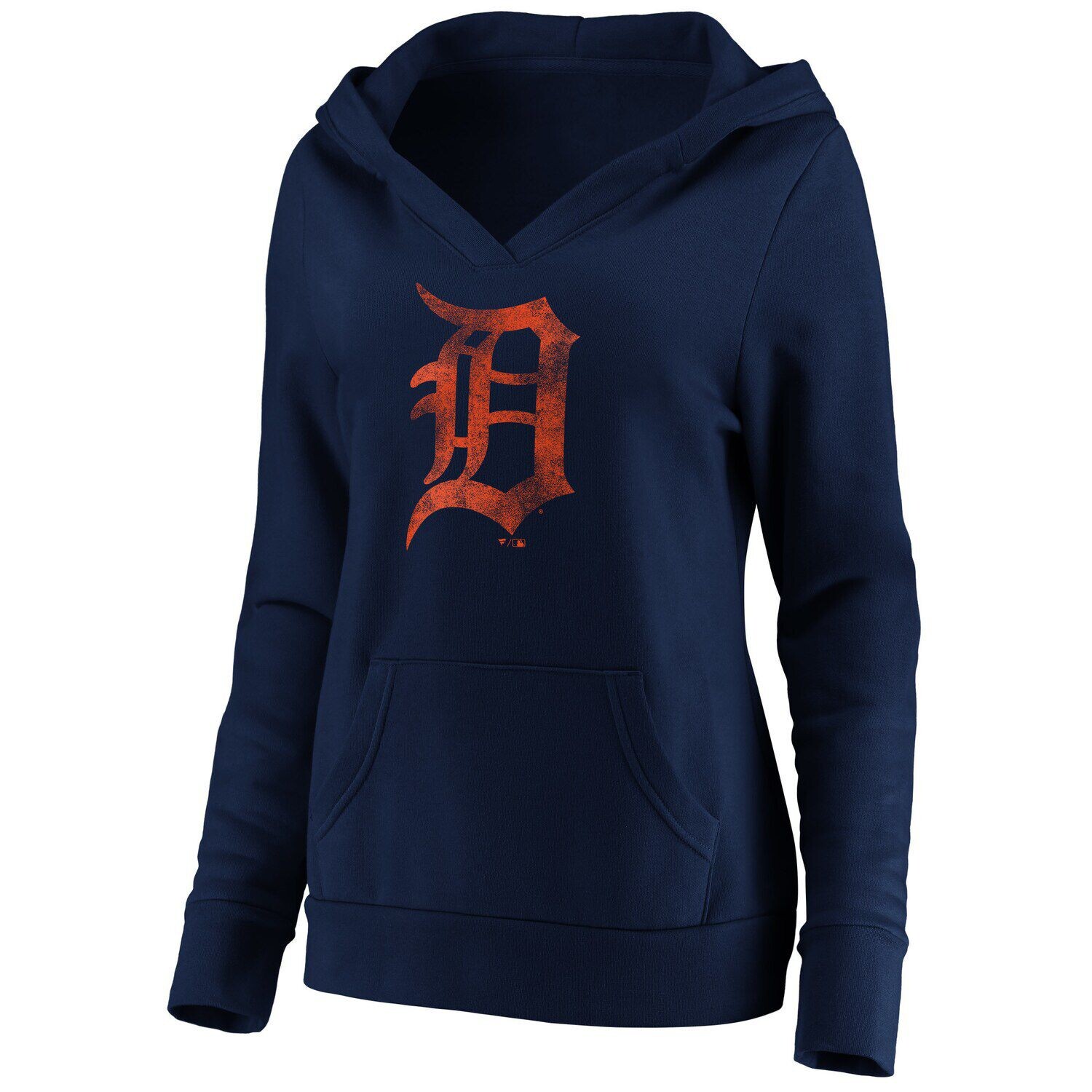 Женский темно-синий пуловер с капюшоном и v-образным вырезом с логотипом Fanatics Detroit Tigers Core Team Fanatics
Женский темно-синий пуловер с капюшоном и v-образным вырезом с логотипом Fanatics Detroit Tigers Core Team Fanatics