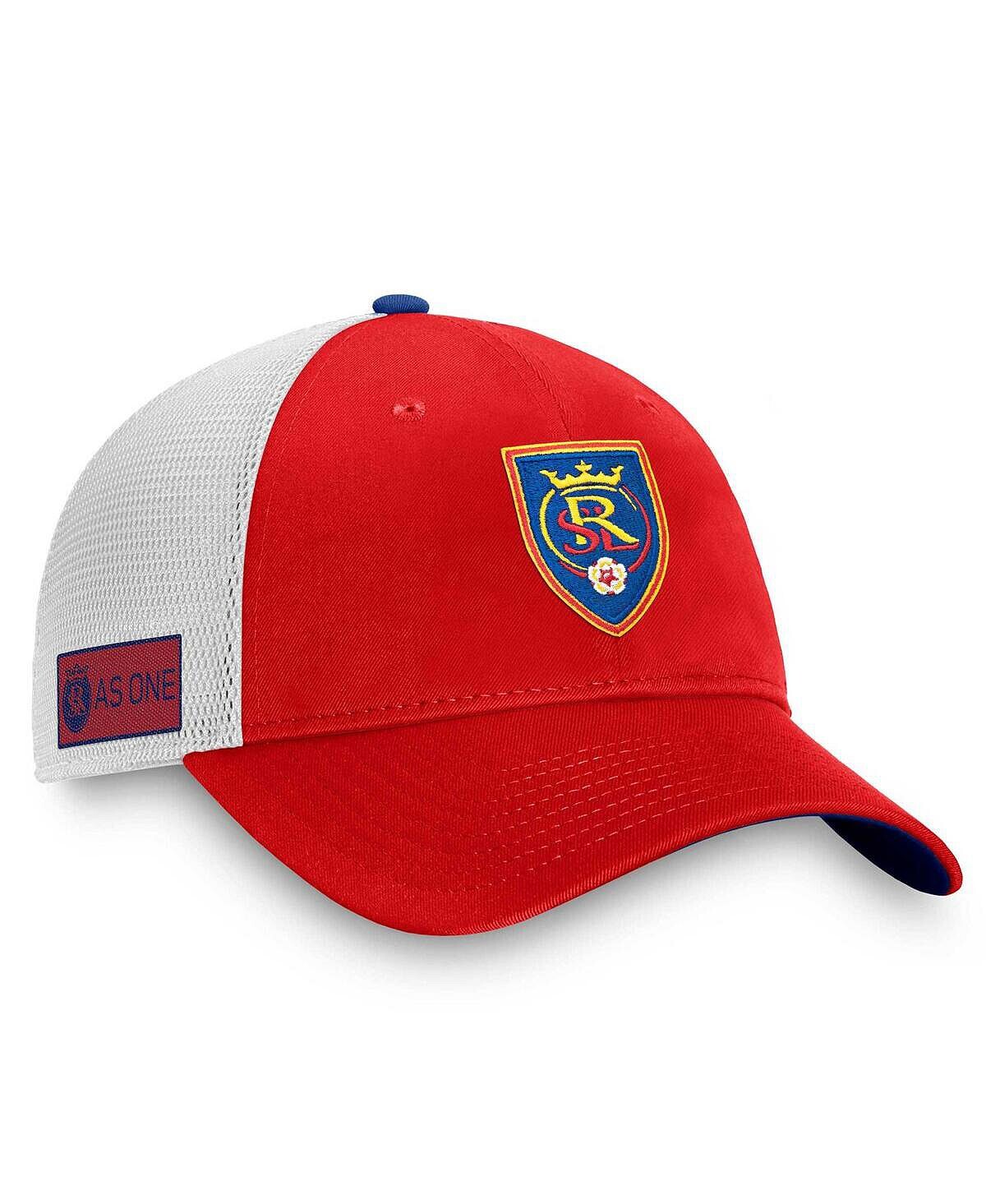 Мужская фирменная красно-белая кепка Real Salt Lake Iconic Trucker Snapback Fanatics
Мужская фирменная красно-белая кепка Real Salt Lake Iconic Trucker Snapback Fanatics