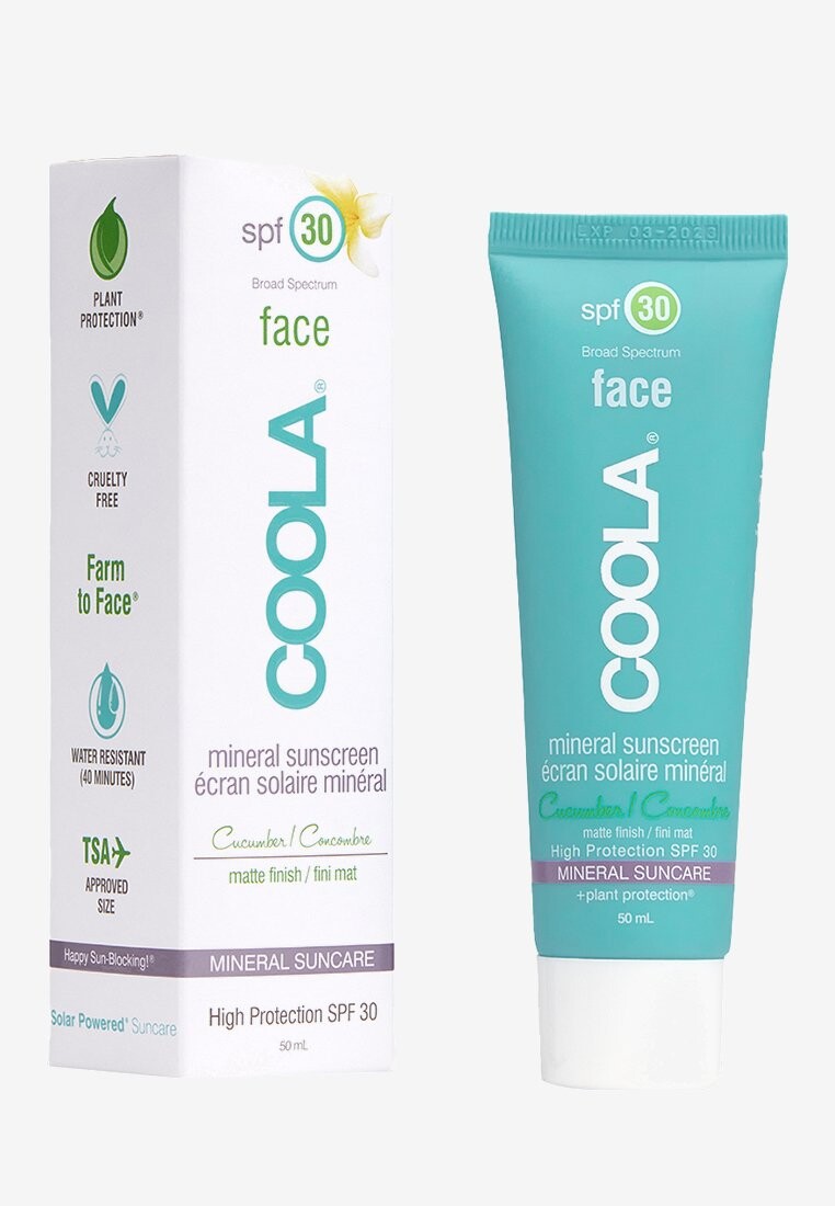 Защита от солнца MINERAL FACE MOISTURIZER SPF 30 MATTE FINISH CUCUMBER 50ML Coola
Защита от солнца MINERAL FACE MOISTURIZER SPF 30 MATTE FINISH CUCUMBER 50ML Coola