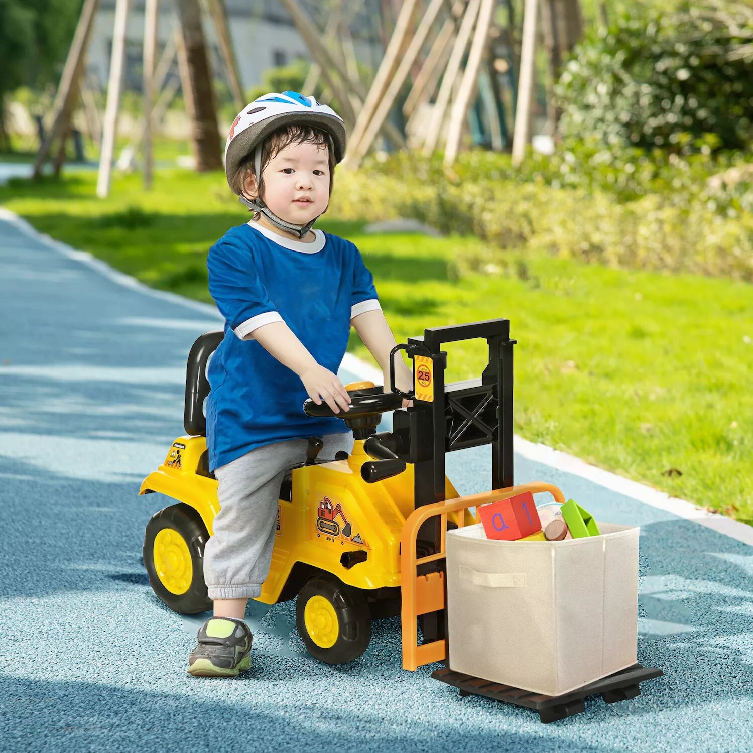 Игрушка Aosom Sit and Scoot с работой вилочного погрузчика, строительные игрушки для детей с местом для хранения под сиденьем, игрушка-вилочный погрузчик для 3-летних мальчиков и девочек, игрушки для воображения Aosom
Игрушка Aosom Sit and Scoot с работой вилочного погрузчика, строительные игрушки для детей с местом для хранения под сиденьем, игрушка-вилочный погрузчик для 3-летних мальчиков и девочек, игрушки для воображения Aosom