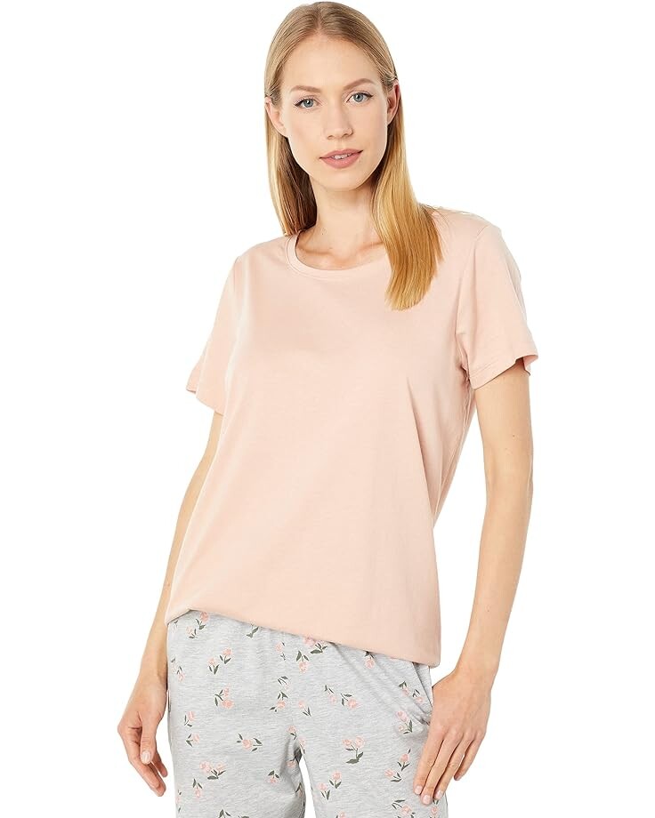 Пижамный комплект HUE Short Sleeve Tee & Modern Classic Skimmer PJ Set, цвет Mahogany Rose
Пижамный комплект HUE Short Sleeve Tee & Modern Classic Skimmer PJ Set, цвет Mahogany Rose