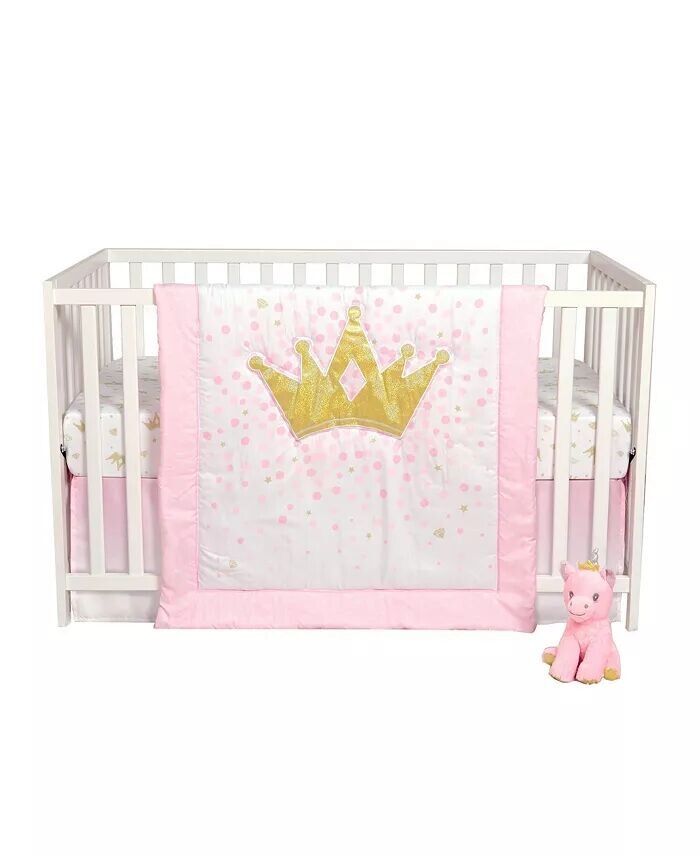 Комплект постельного белья для кроватки Tiara Princess из 4 предметов от Sammy Sammy & Lou, розовый
Комплект постельного белья для кроватки Tiara Princess из 4 предметов от Sammy Sammy & Lou, розовый