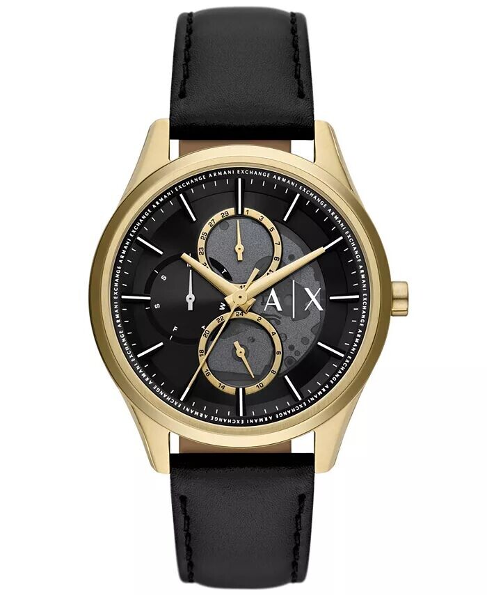 Мужские многофункциональные черные кожаные часы Dante 42 мм A|X Armani Exchange, черный
Мужские многофункциональные черные кожаные часы Dante 42 мм A|X Armani Exchange, черный