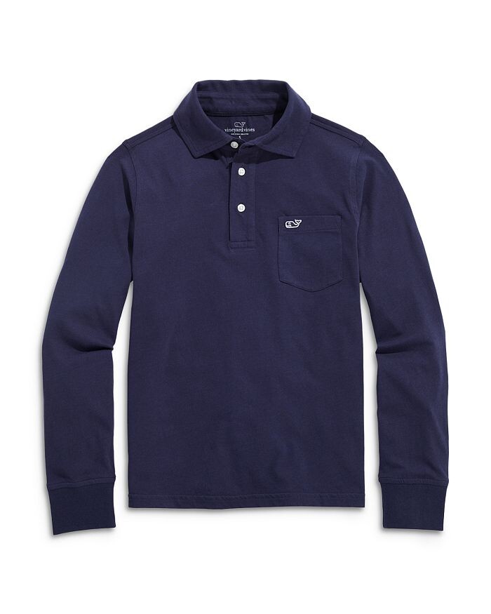 Трикотажная футболка-поло для мальчиков с длинными рукавами Vineyard Vines - Little Kid, Big Kid, синий
Трикотажная футболка-поло для мальчиков с длинными рукавами Vineyard Vines - Little Kid, Big Kid, синий