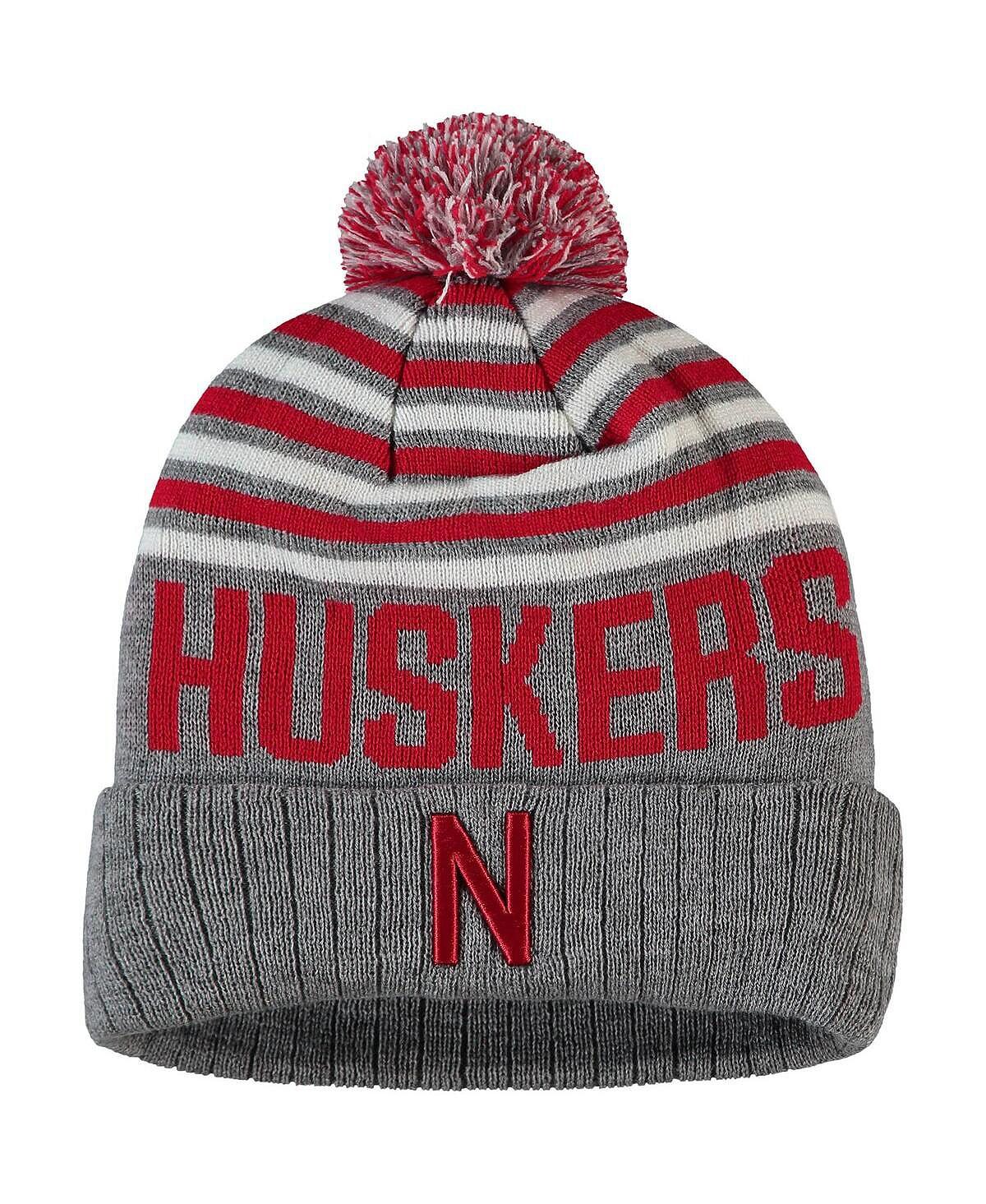 Мужская вязаная шапка Nebraska Huskers серого и алого цвета с манжетами и помпоном Top of the World
Мужская вязаная шапка Nebraska Huskers серого и алого цвета с манжетами и помпоном Top of the World