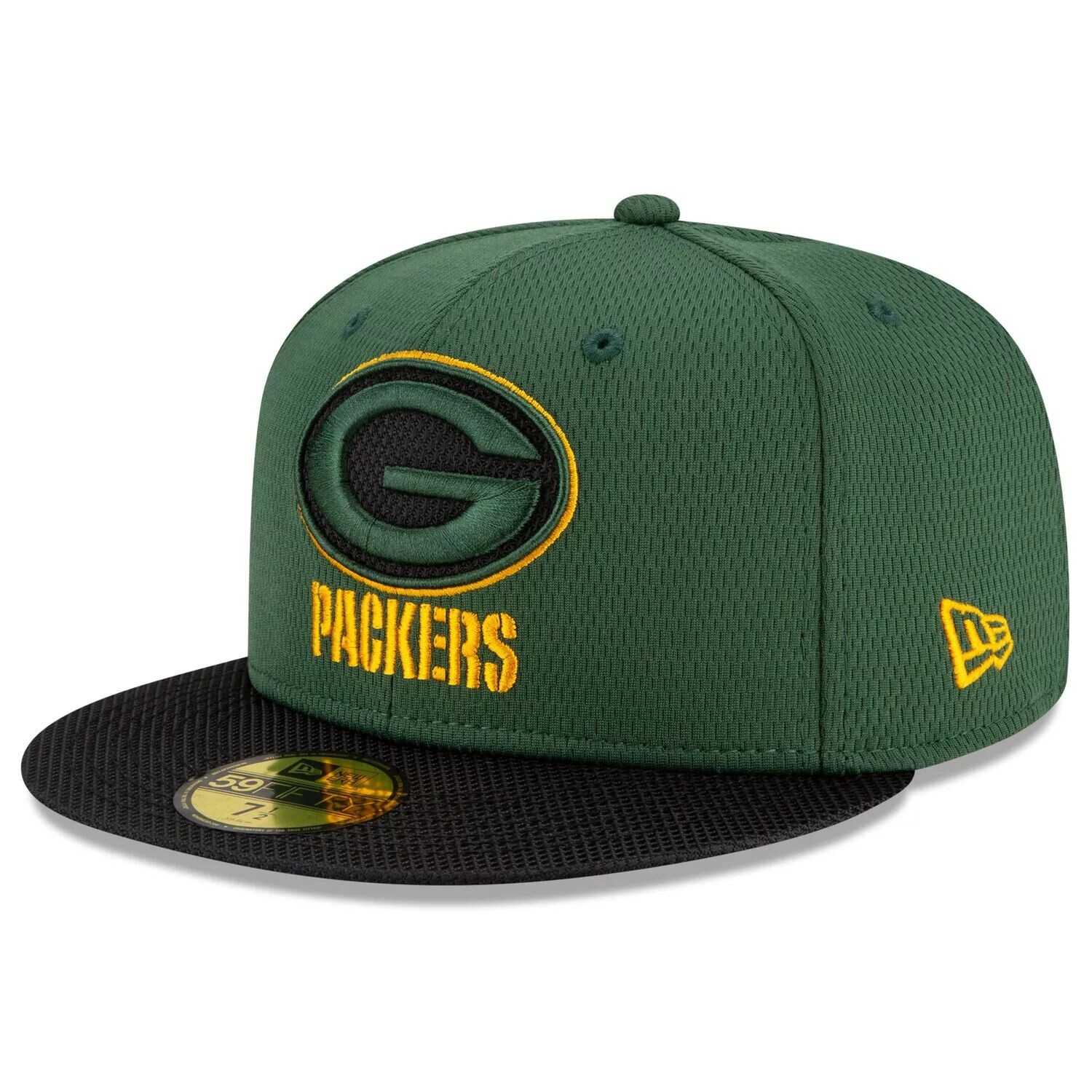Мужская облегающая шляпа New Era зеленый/черный Green Bay Packers 2021 NFL Sideline Road 59FIFTY
Мужская облегающая шляпа New Era зеленый/черный Green Bay Packers 2021 NFL Sideline Road 59FIFTY