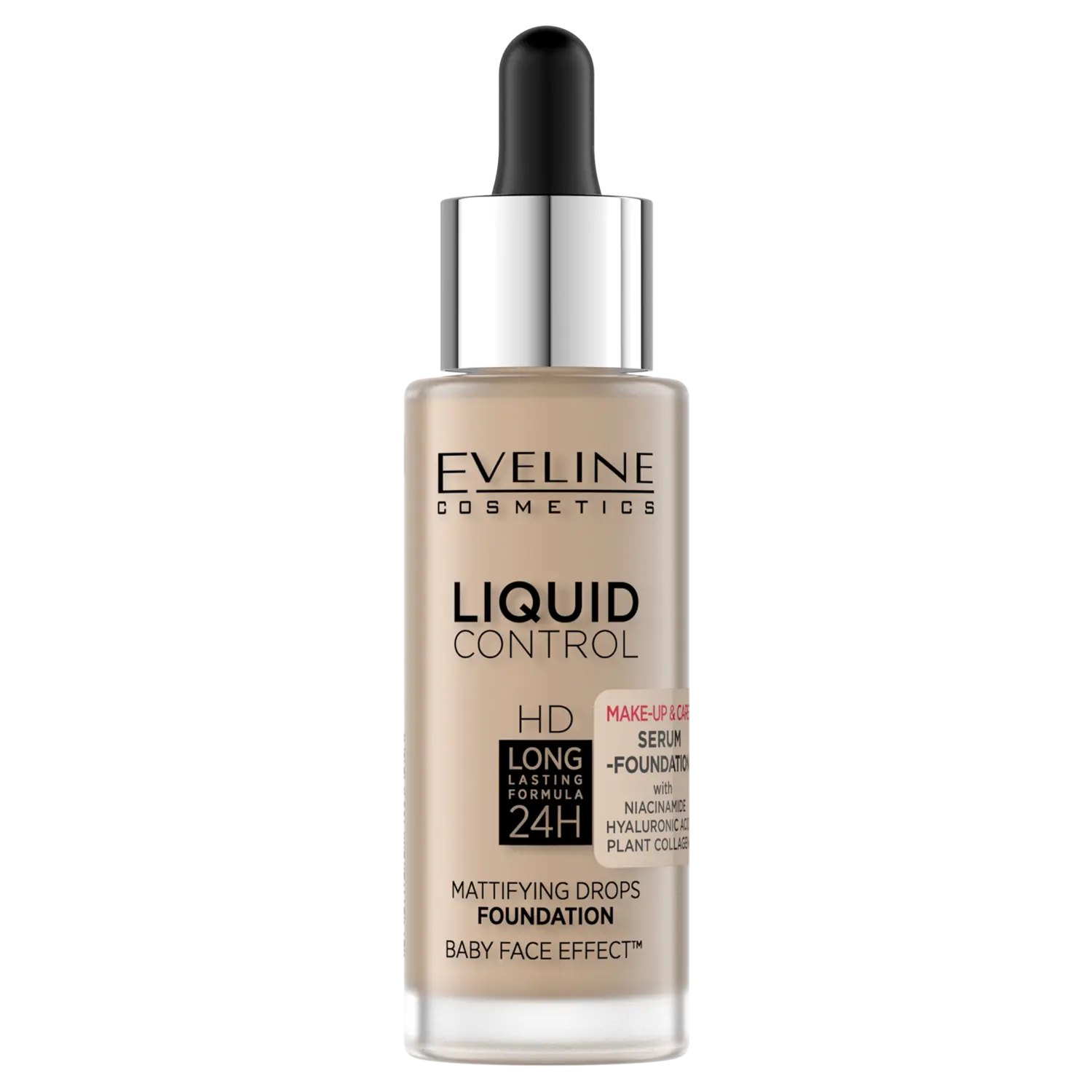 Матирующая основа с ниацинамидом для лица 35 натуральный бежевый Eveline Cosmetics Liquid Control, 32 мл
Матирующая основа с ниацинамидом для лица 35 натуральный бежевый Eveline Cosmetics Liquid Control, 32 мл