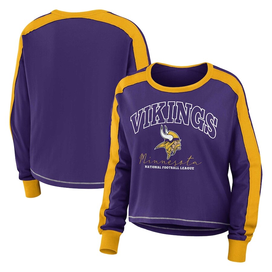 Футболка с длинным рукавом WEAR by Erin Andrews Minnesota Vikings, фиолетовый
Футболка с длинным рукавом WEAR by Erin Andrews Minnesota Vikings, фиолетовый