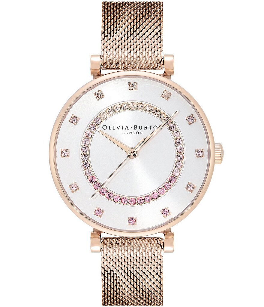 Часы Olivia Burton T-Bar Кварцевые аналоговые часы с белым циферблатом и гвоздикой, золотой сетчатый ремешок из нержавеющей стали, розовый
Часы Olivia Burton T-Bar Кварцевые аналоговые часы с белым циферблатом и гвоздикой, золотой сетчатый ремешок из нержавеющей стали, розовый