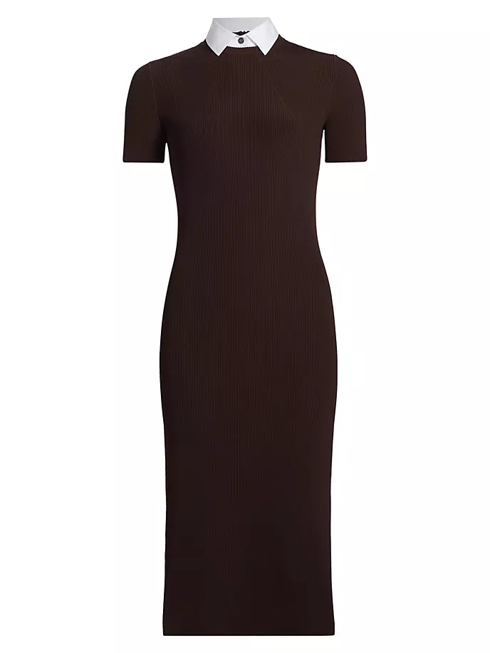 Платье миди Bodycon с контрастным воротником Ralph Lauren Collection, коричневый
Платье миди Bodycon с контрастным воротником Ralph Lauren Collection, коричневый