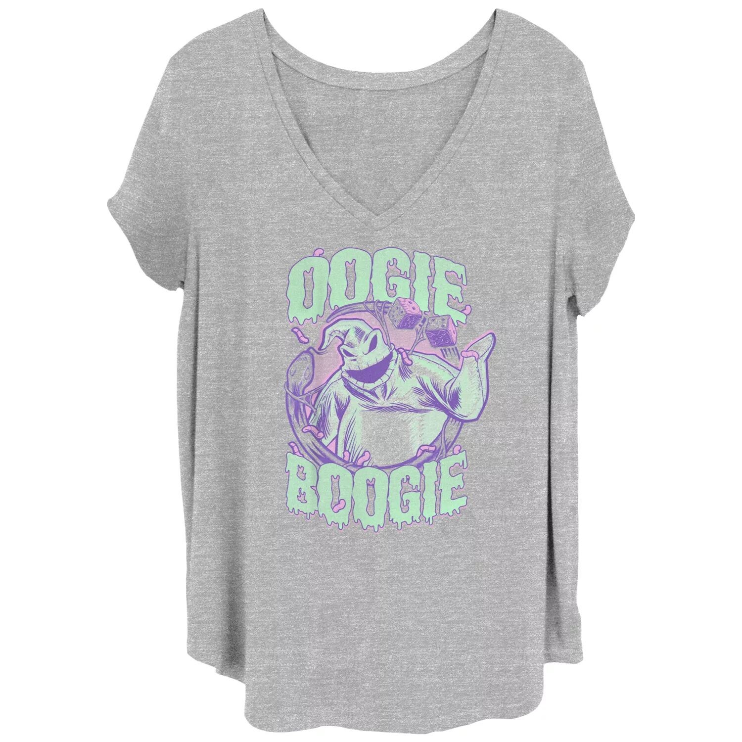 Футболка больших размеров с рисунком Disney's «Кошмар перед Рождеством» Oogie Boogie Juniors Disney
Футболка больших размеров с рисунком Disney's «Кошмар перед Рождеством» Oogie Boogie Juniors Disney