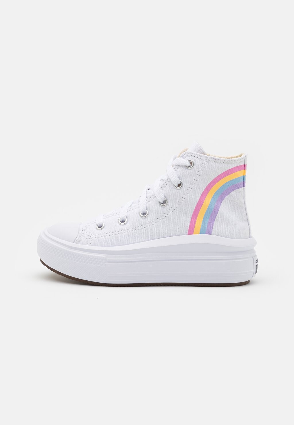 Высокие кроссовки Chuck Taylor All Star Move Platform Rainbow Cloud Converse, цвет white/blue/pink
Высокие кроссовки Chuck Taylor All Star Move Platform Rainbow Cloud Converse, цвет white/blue/pink