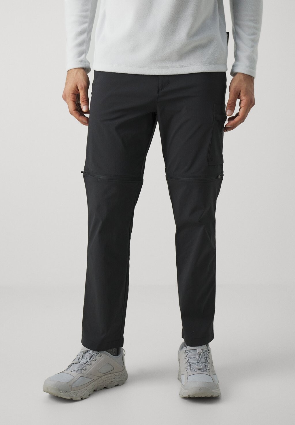 Уличные брюки WANDERTHIRST ZIP PANTS Jack Wolfskin, цвет granite black 
Уличные брюки WANDERTHIRST ZIP PANTS Jack Wolfskin, цвет granite black