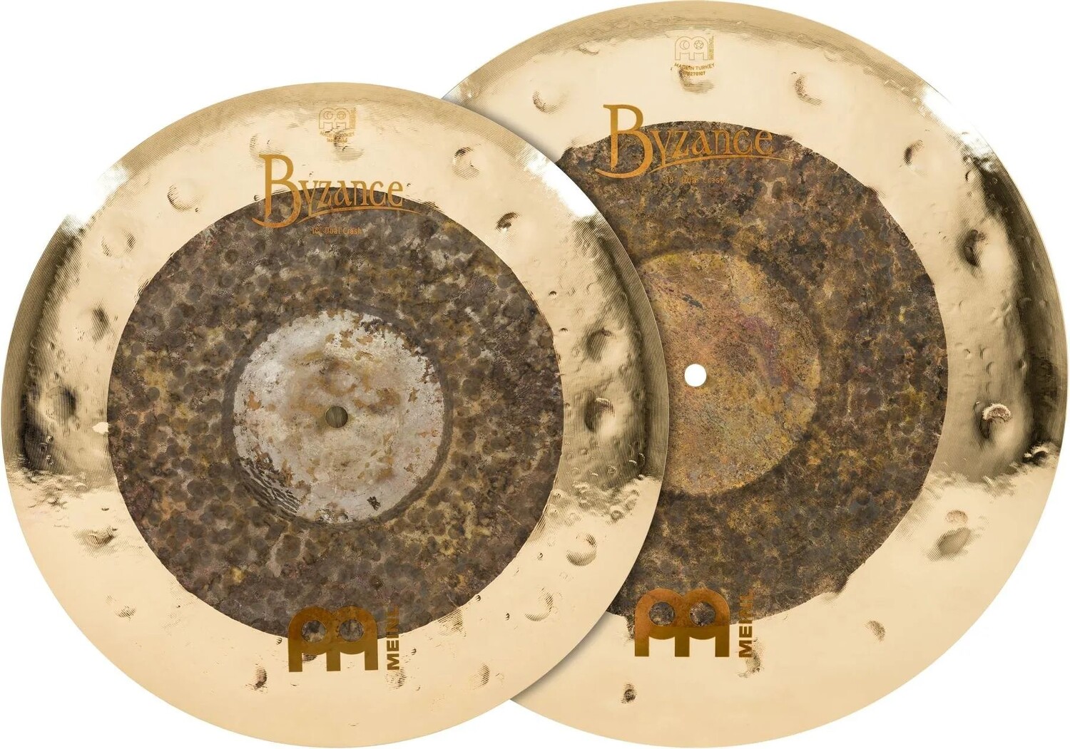 Набор тарелок Meinl Byzance Matched Crash Pack — двойные 16 и 18 дюймов, Raw/Brilliant
Набор тарелок Meinl Byzance Matched Crash Pack — двойные 16 и 18 дюймов, Raw/Brilliant