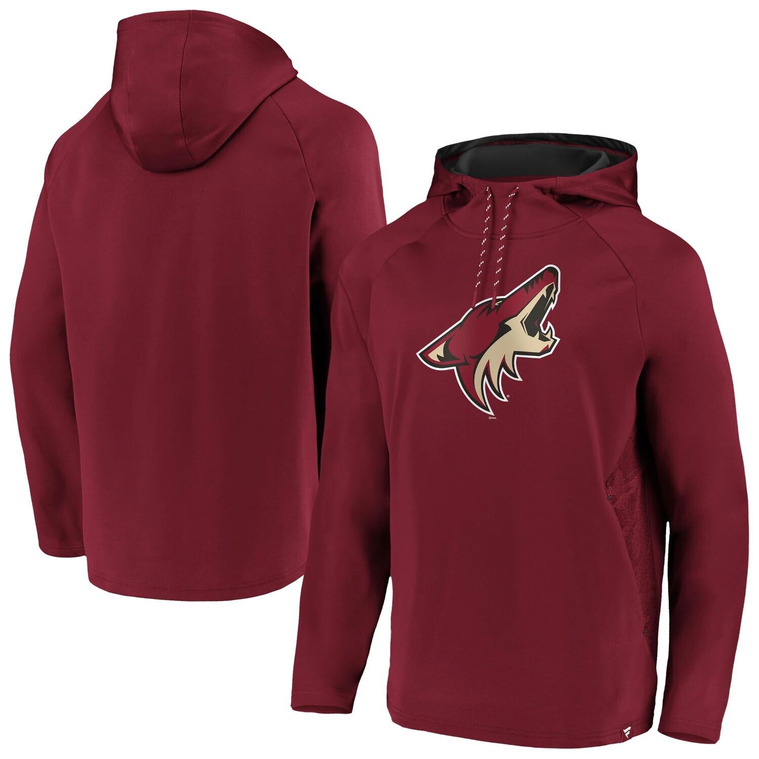 Мужская фирменная толстовка с капюшоном из флиса реглан Garnet Arizona Coyotes Iconic Defender Fanatics
Мужская фирменная толстовка с капюшоном из флиса реглан Garnet Arizona Coyotes Iconic Defender Fanatics