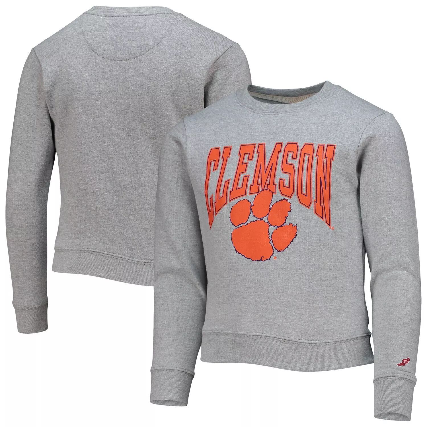 Серый пуловер с капюшоном Youth League Collegiate Wear Clemson Tigers Essential Unbranded
Серый пуловер с капюшоном Youth League Collegiate Wear Clemson Tigers Essential Unbranded