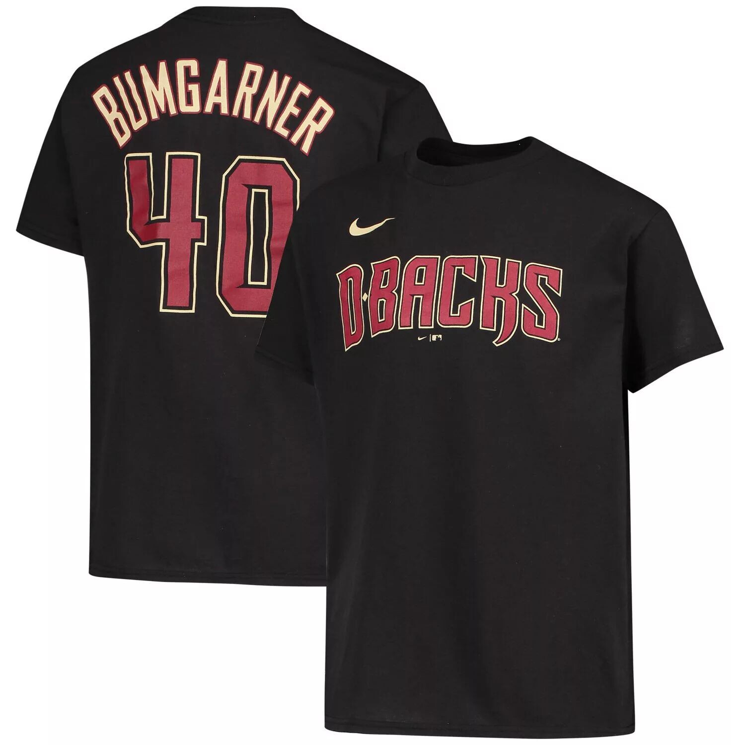 Молодежная футболка Nike Madison Bumgarner Black Arizona Diamondbacks с именем и номером игрока Nike
Молодежная футболка Nike Madison Bumgarner Black Arizona Diamondbacks с именем и номером игрока Nike
