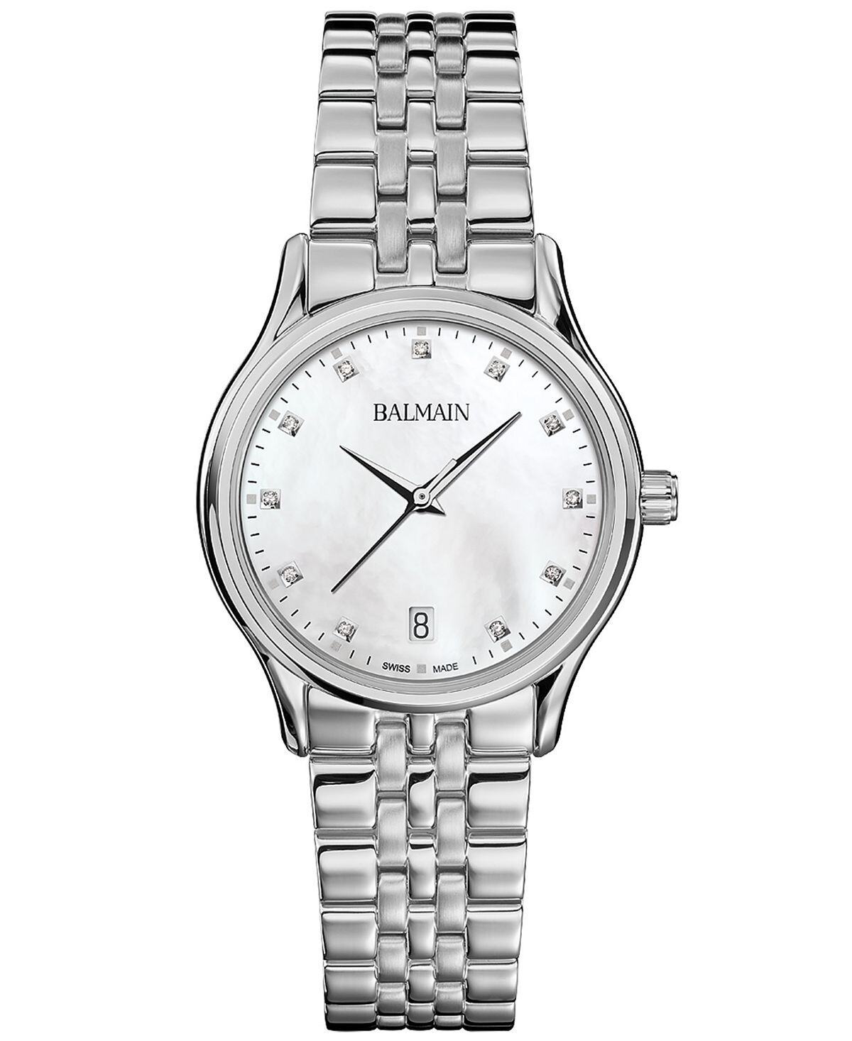 Женские швейцарские часы Beleganza Diamond (1/20 карата) из нержавеющей стали с браслетом, 32 мм Balmain, серебро
Женские швейцарские часы Beleganza Diamond (1/20 карата) из нержавеющей стали с браслетом, 32 мм Balmain, серебро
