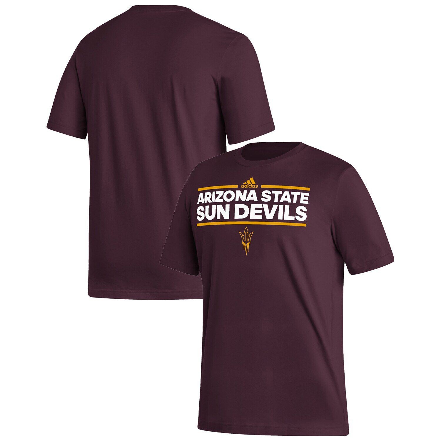 Мужская темно-бордовая футболка Arizona State Sun Devils Dassler Fresh adidas, Красный
Мужская темно-бордовая футболка Arizona State Sun Devils Dassler Fresh adidas, Красный