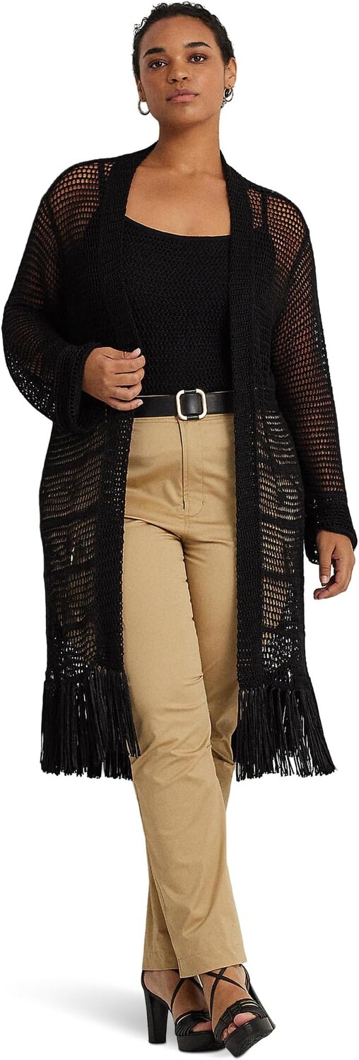 Свитер Plus-Size Pointelle-Knit Linen-Blend Cardigan LAUREN Ralph Lauren, черный
Свитер Plus-Size Pointelle-Knit Linen-Blend Cardigan LAUREN Ralph Lauren, черный