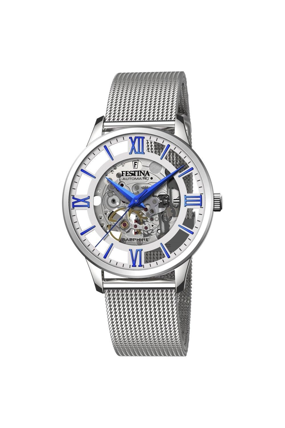 Классические аналоговые автоматические часы Festina из нержавеющей стали - F20534/1, прозрачный
Классические аналоговые автоматические часы Festina из нержавеющей стали - F20534/1, прозрачный