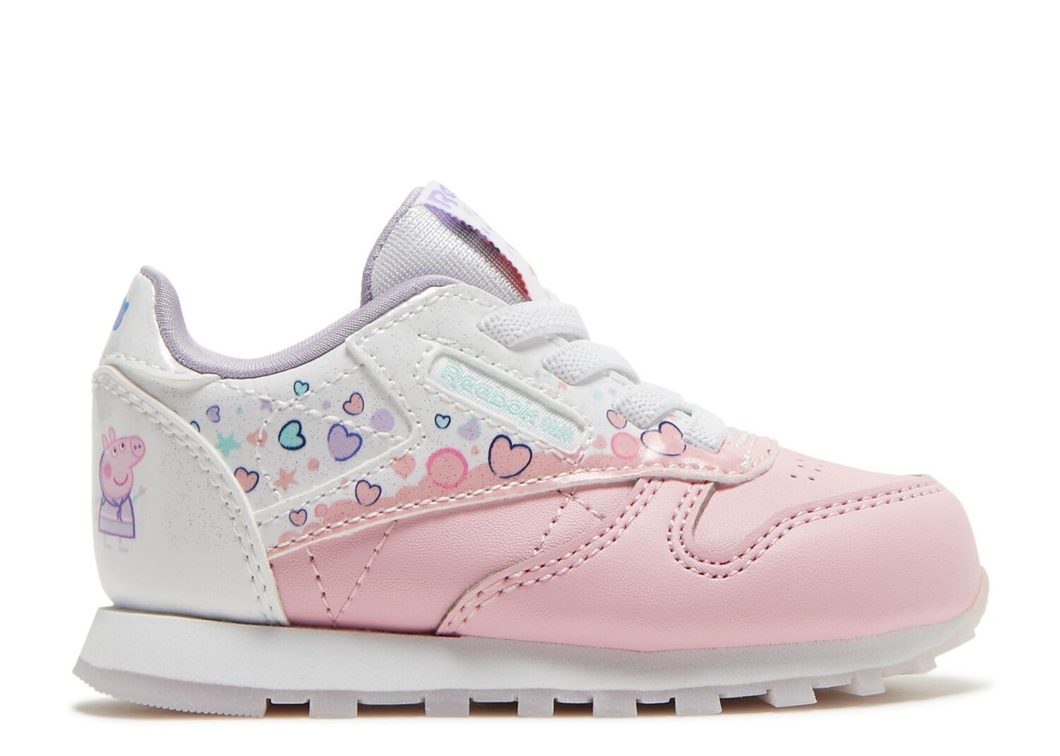 Кроссовки Reebok Peppa Pig X Classic Leather Toddler 'Bubbles And Hearts', розовый
Кроссовки Reebok Peppa Pig X Classic Leather Toddler 'Bubbles And Hearts', розовый