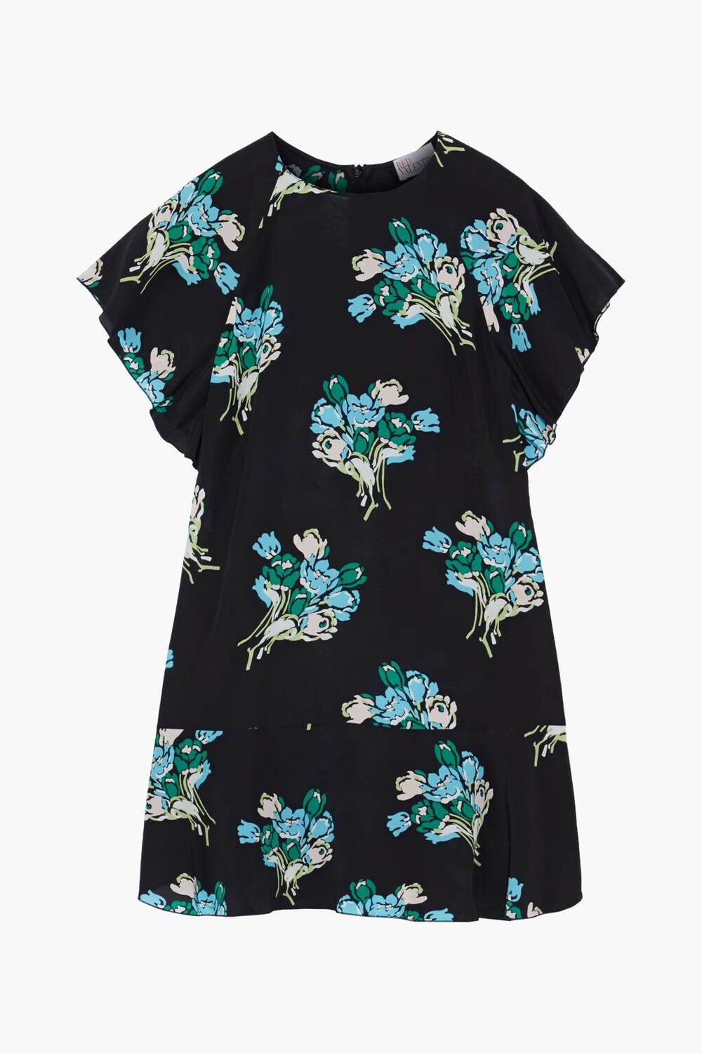 Платье мини из шелкового жоржета с рифленым цветочным принтом Redvalentino, черный
Платье мини из шелкового жоржета с рифленым цветочным принтом Redvalentino, черный