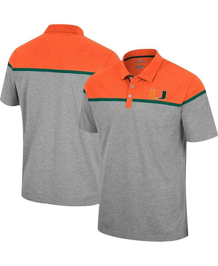 Мужская рубашка-поло Heather Grey Miami Hurricanes Chamberlain Colosseum, серый
Мужская рубашка-поло Heather Grey Miami Hurricanes Chamberlain Colosseum, серый