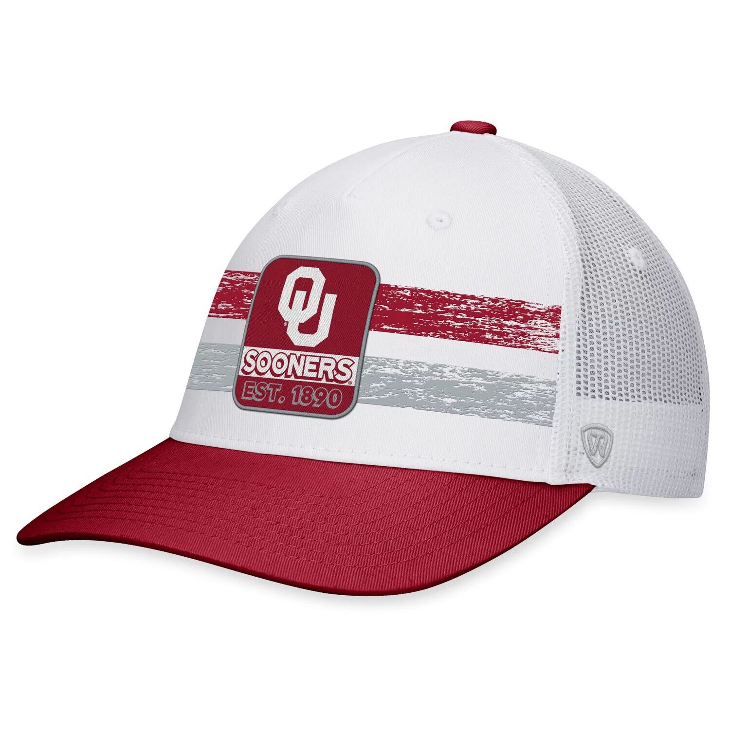 Мужская кепка Top of the World белого/малинового цвета Oklahomaooners Retro Fade Snapback
Мужская кепка Top of the World белого/малинового цвета Oklahomaooners Retro Fade Snapback