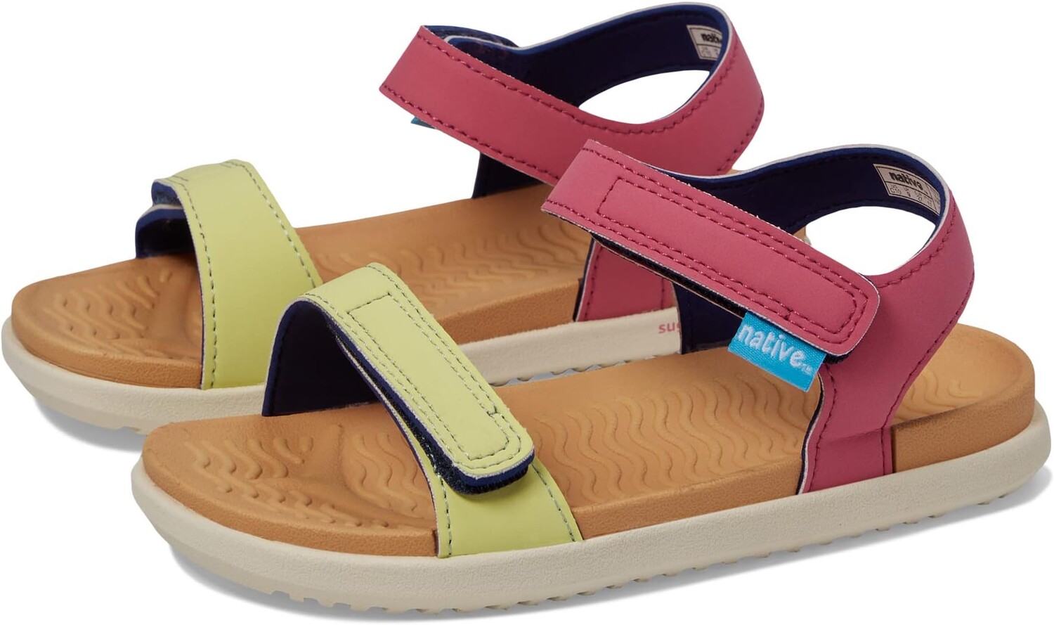 Сандалии на плоской подошве Charley Sugarlite Block Native Shoes Kids, цвет Dazzle Morning/Papaya Orange/Bone White
Сандалии на плоской подошве Charley Sugarlite Block Native Shoes Kids, цвет Dazzle Morning/Papaya Orange/Bone White