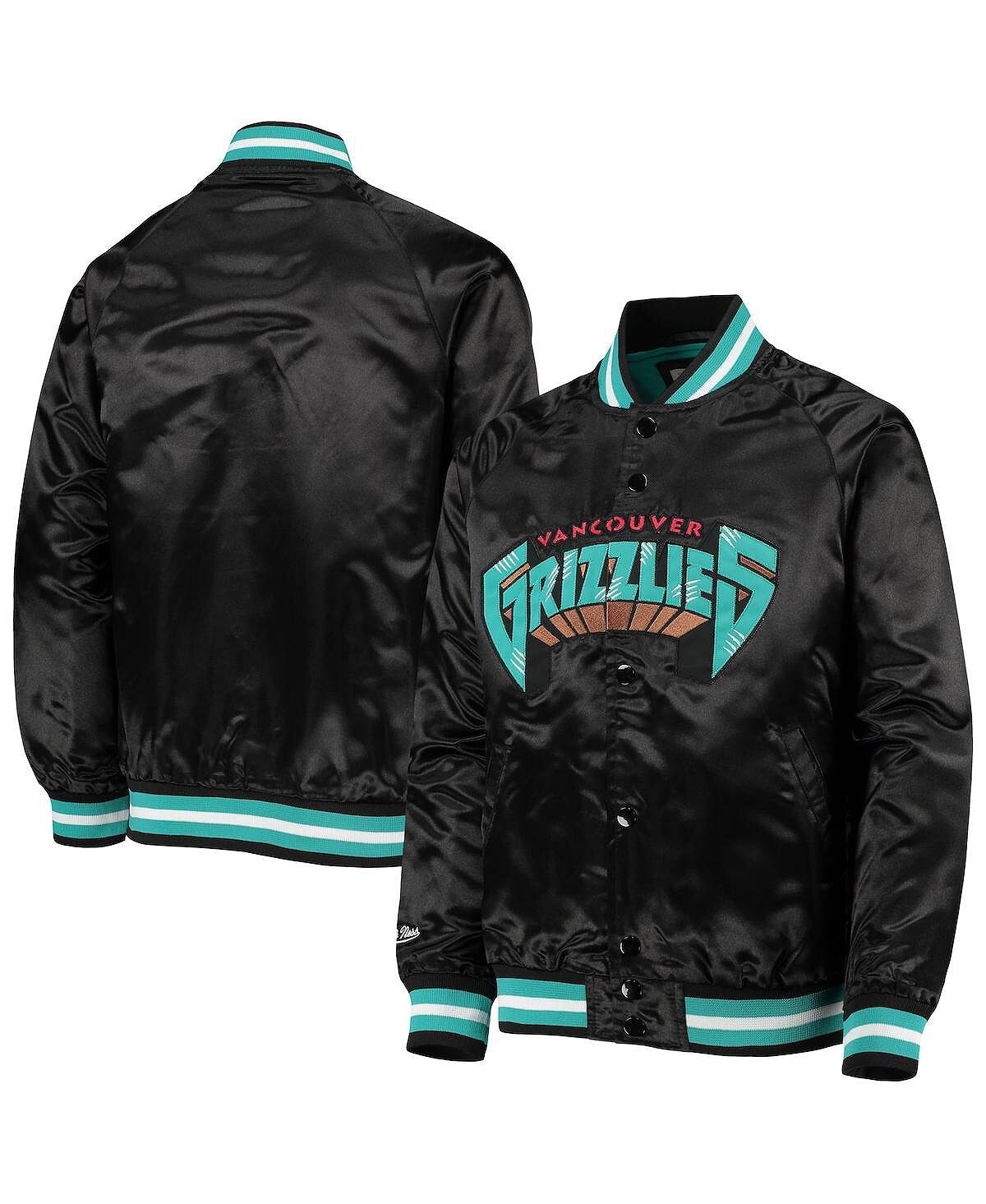 Черная классическая атласная куртка реглан на кнопках Big Boys Vancouver Grizzlies из твердой древесины Mitchell & Ness
Черная классическая атласная куртка реглан на кнопках Big Boys Vancouver Grizzlies из твердой древесины Mitchell & Ness