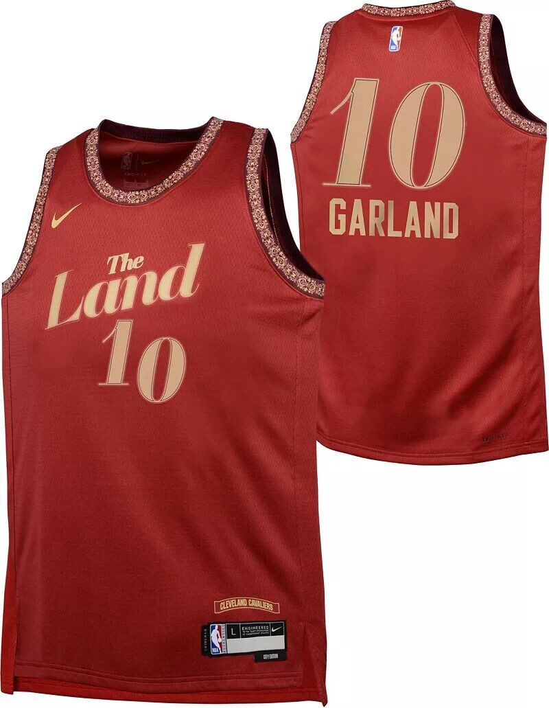 Джерси Nike Youth 2023-24 City Edition Cleveland Cavaliers Darius Garland #10 Red Swingman
Джерси Nike Youth 2023-24 City Edition Cleveland Cavaliers Darius Garland #10 Red Swingman
