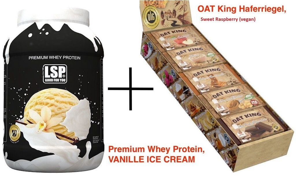 Lsp Premium Whey (1800г), Ванильное мороженое + энергетический батончик OAT KING (10х95г), порошок + батончик
Lsp Premium Whey (1800г), Ванильное мороженое + энергетический батончик OAT KING (10х95г), порошок + батончик