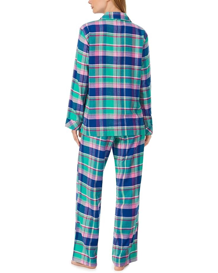 Пижамный комплект LAUREN Ralph Lauren Long Sleeve Brushed Twill Notch PJ Set, цвет Blue Plaid
Пижамный комплект LAUREN Ralph Lauren Long Sleeve Brushed Twill Notch PJ Set, цвет Blue Plaid