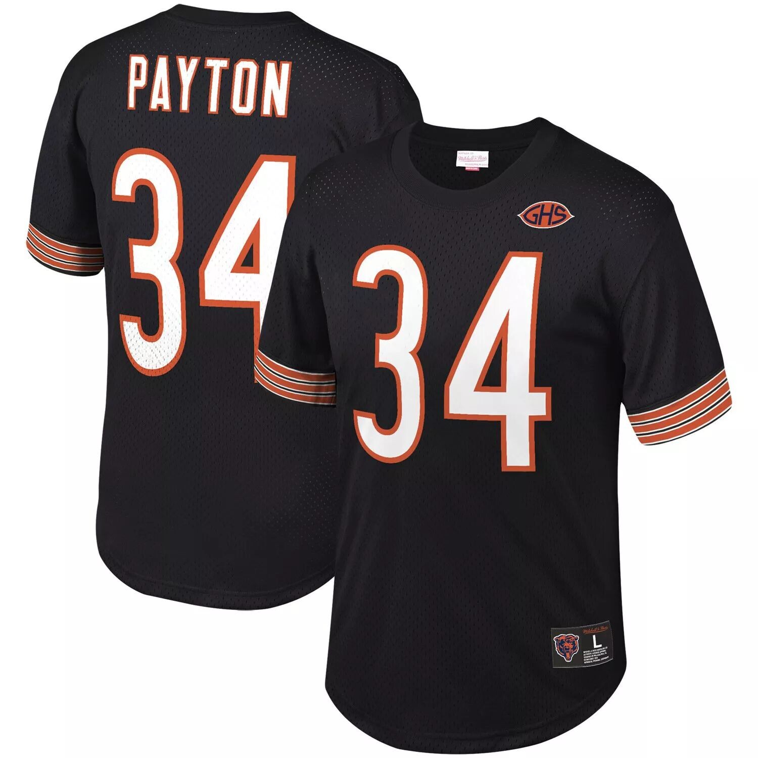 Мужская футболка Mitchell & Ness Walter Payton Black Chicago Bears с именем и номером игрока в сетку
Мужская футболка Mitchell & Ness Walter Payton Black Chicago Bears с именем и номером игрока в сетку