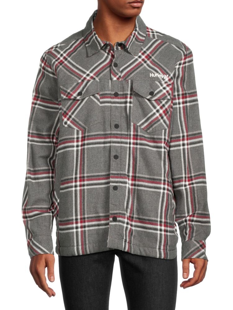 Клетчатая куртка на подкладке из искусственной овчины Hurley, цвет Charcoal Multi
Клетчатая куртка на подкладке из искусственной овчины Hurley, цвет Charcoal Multi